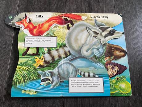 Detská knižka-nočné zvieratá,