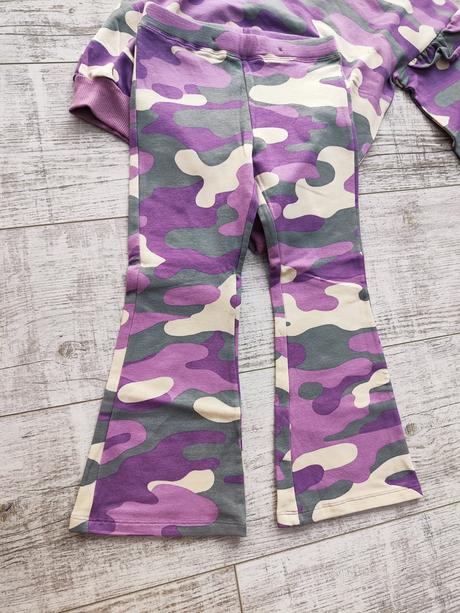 Zateplená súprava mikina zvoncove tepláky, 104