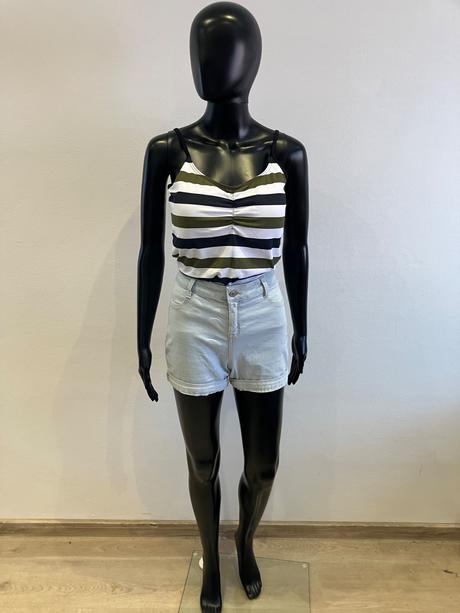 Dámske pásikavé tričko litex (m), litex,m