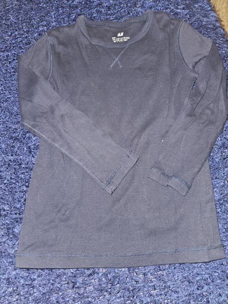 Tricka dlhy rukav 6ks, h&m,116