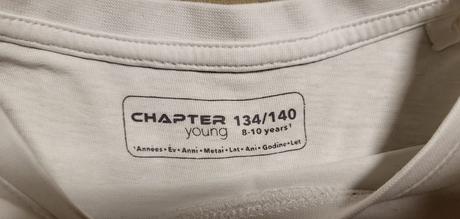 Tričko krátky rukáv velk. 134/140, chapter young,134