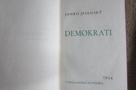 Janko jesensky demokrati,