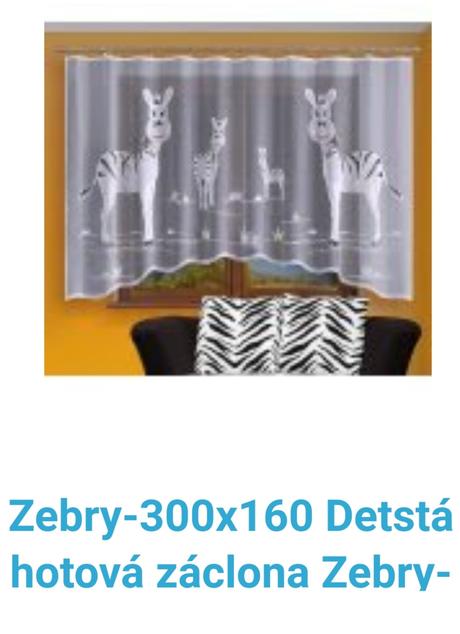 Záclona do detskej izbičky, 