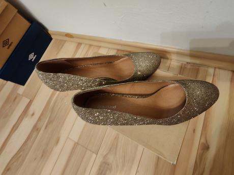 Zlaté topánočky, deichmann,42