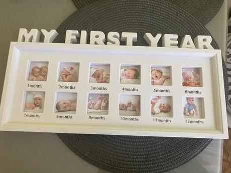 My first year krasny ramik na fotky prvého roku,