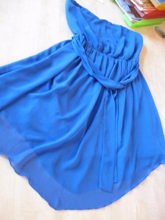 Tmavomodré minišaty, 36/38, s