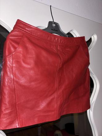 Kožená sukňa promod 36/38, promod,36