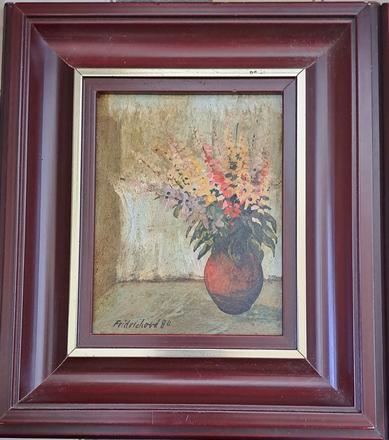 Obraz silvie fridrichovej kytica na okne,