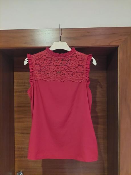 Červená blúzka, orsay,s