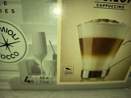 4 cappuccino šálky bormioli,