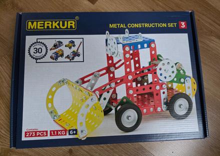 Stavebnica merkur -  veľká súprava veľ. 3, 