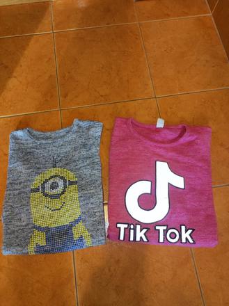 Dievčenské tričká 2 ks, 140