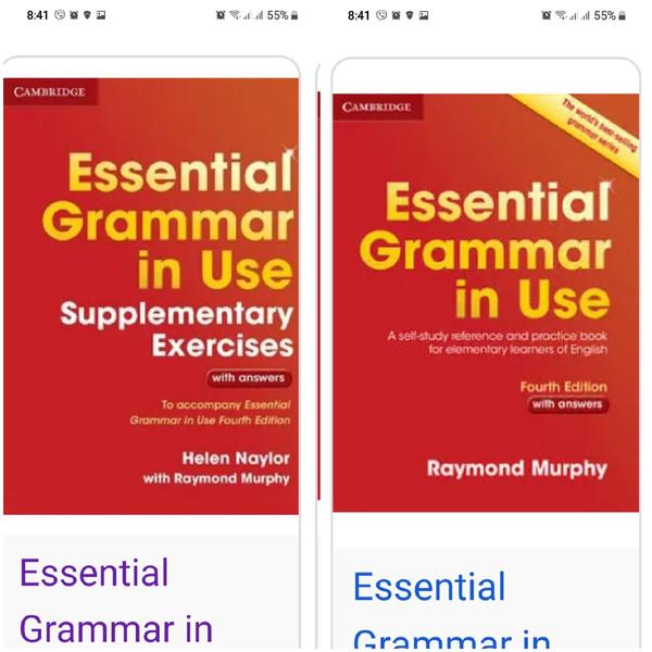 Je potrebné zakúpiť dve knihy Essential Grammar in Use?