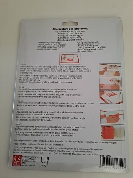 Silikonova forma design mould, 