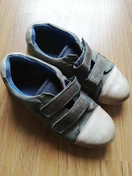Topánky kožené, ecco,32