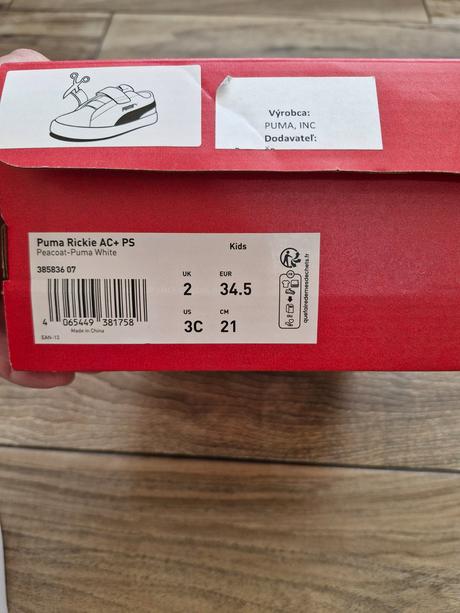 Detské puma tenisky, puma,34