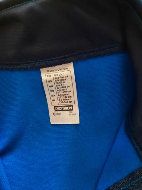 Chlapčenská mikina, decathlon,134