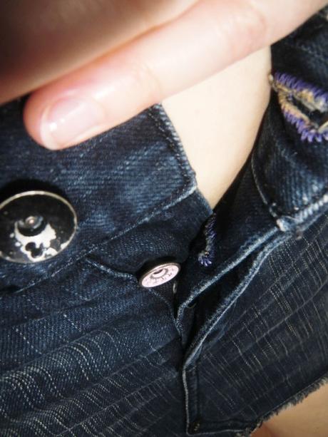 Riflová mini sukňa vel 36/38, h&m,38