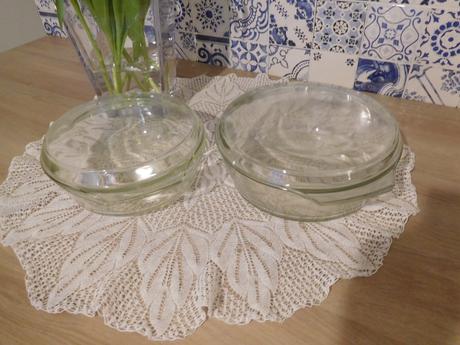 Jenské sklo -retro misy na zapekanie, 