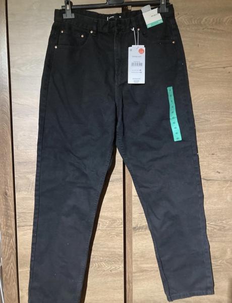 Čierne mom fit jeanay, sinsay,xl