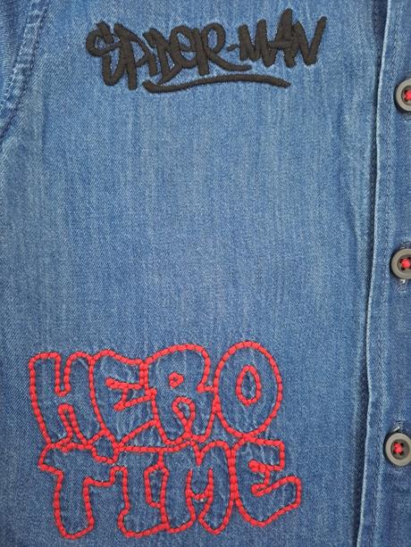 1xoblecená košeľa spider man velk.116, f&f,116