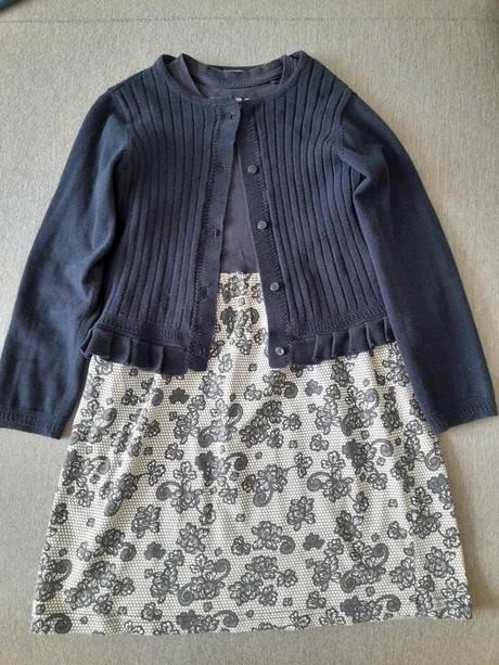 Šaty + sveter set veľ. 116/122, alpine pro,122