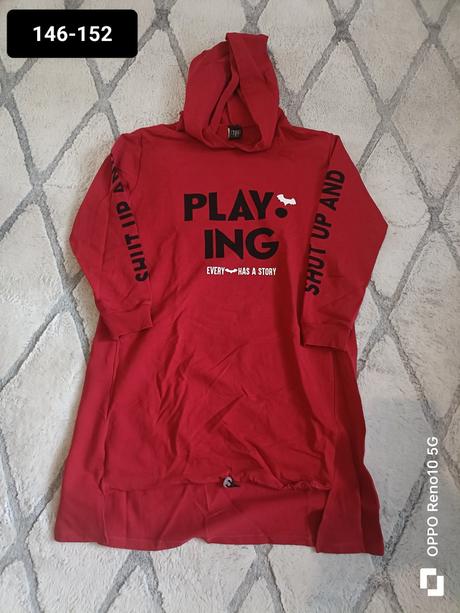 Predĺžená mikina, 146