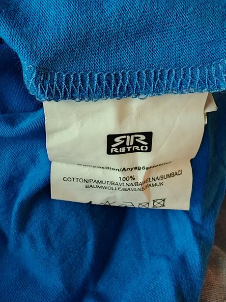 Retro jeans originál štýlové moderné tričko s, s