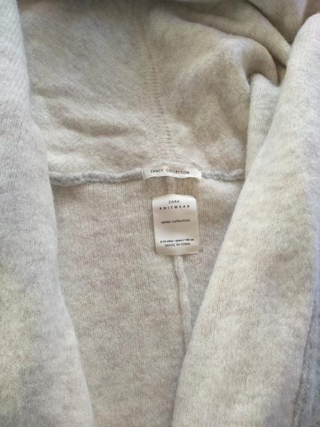 Teplá bundička, zara,140