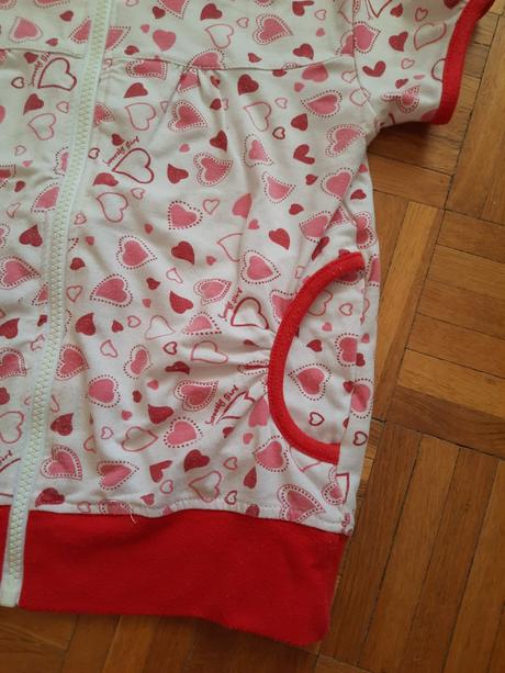 Dievčenská mikina/ vesta, 128