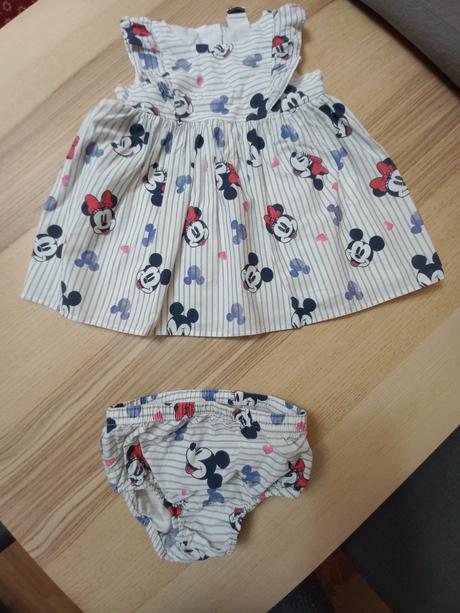 F&f šatky minnie mouse s gaťkami 74, f&f,74