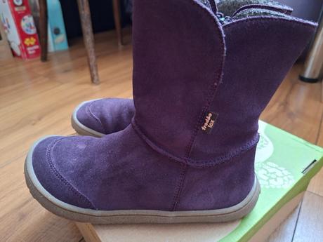 Barefoot čižmy  froddo  tex suede purple, froddo,36
