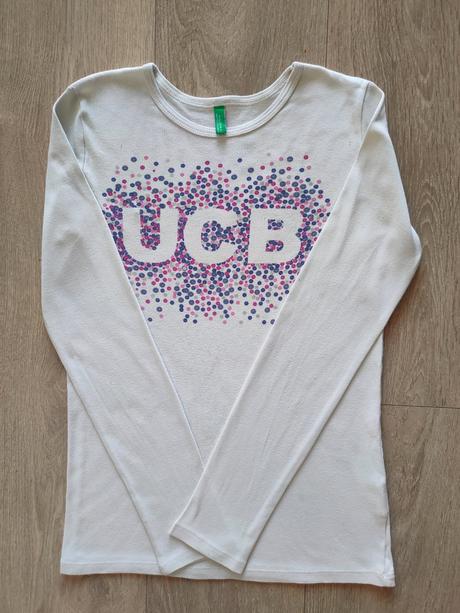 Dievčenské tričko zn. benetton, 11-12 r., veľ. 160, benetton,158