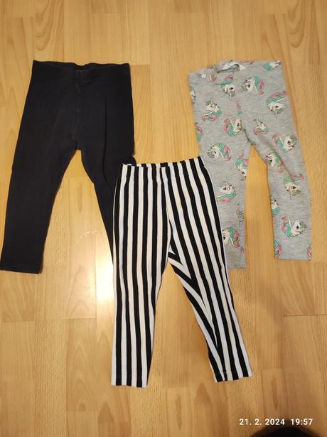 Legíny pre dievčatko 92, h&m,92