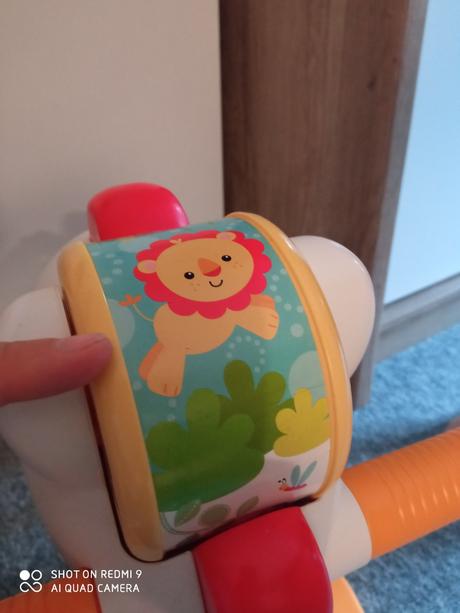 Hrajúca zebra odrážadlo,