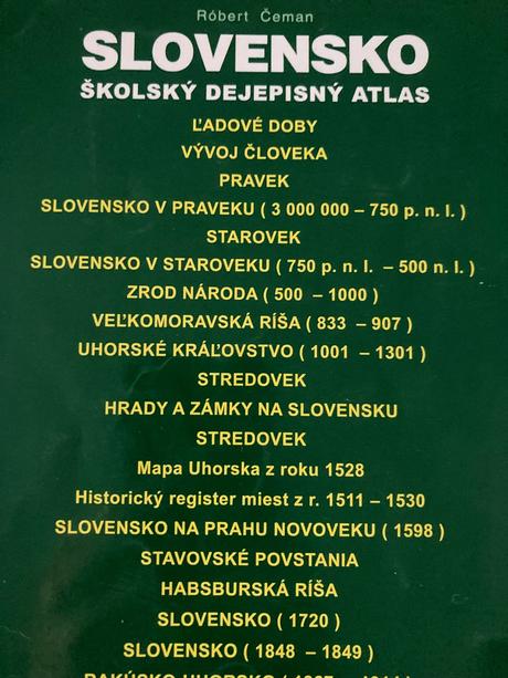 Školský dejepisný atlas slovensko, 