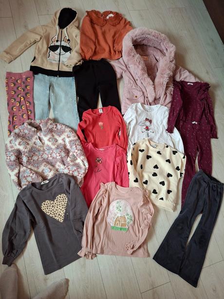 Predám jesenno-zimný balík pre dievčatko, 122–134