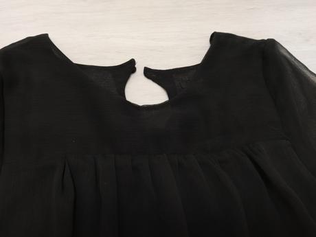 Čierne voľné šaty., h&m,36