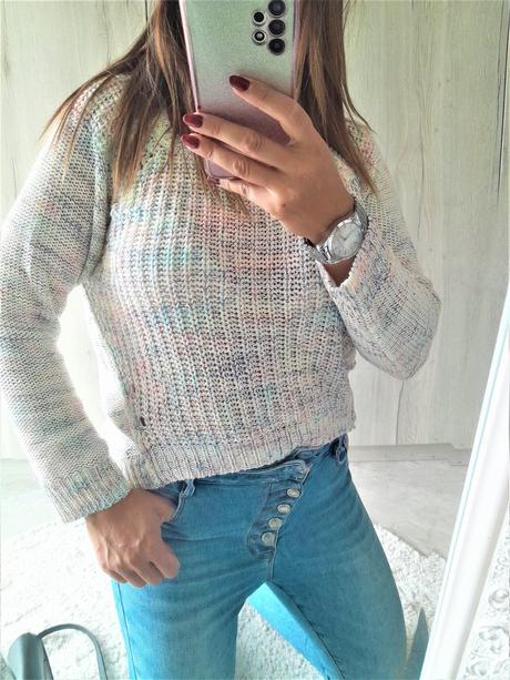 Melírový svetrík-l, l