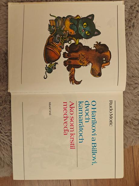 Detská kniha o haríkovi a billovi, dvoch kamarátov,