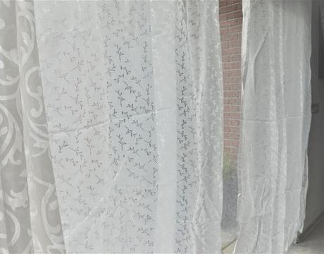 2x záclona s laserovou potlačou-137x243cm, 