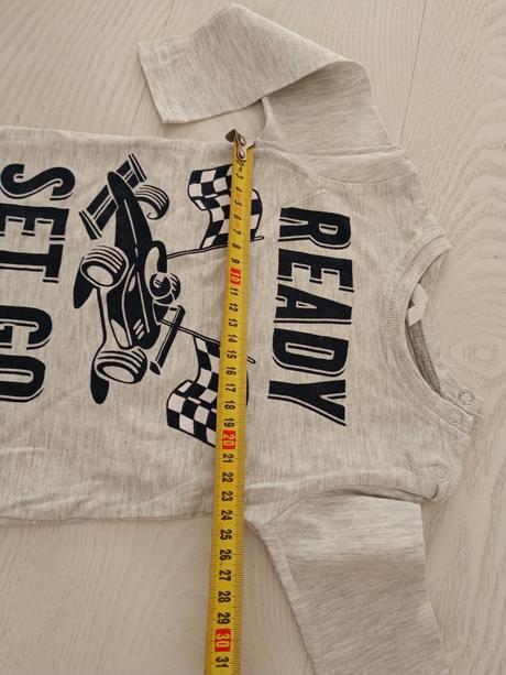 Šedé tričko, pepco,80