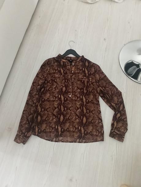 Blúzka hadí vzor, h&m,xs