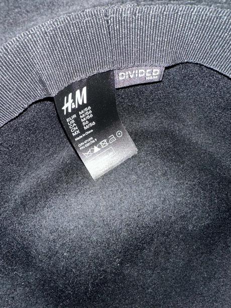 Dámsky čierny klobúk zn h&m v 56, h&m,56