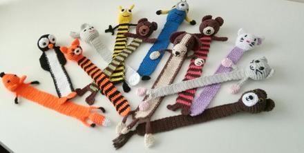 Háčkované záložky do knihy od 2,50eur, 