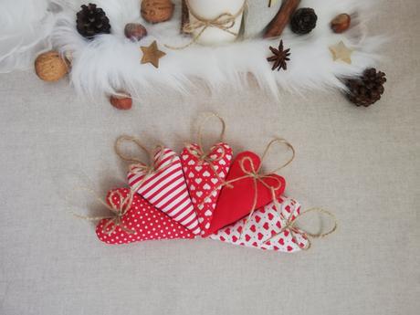 Srdiečka na vianočný stromček, 