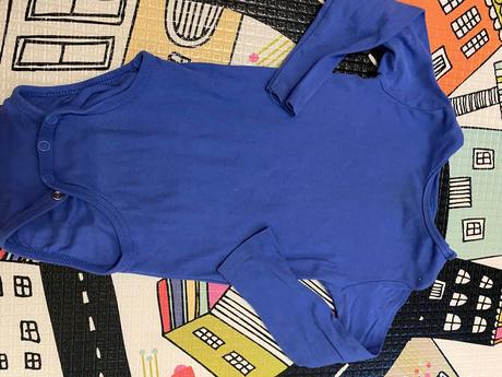 Body dlhý rukáv organická bavlna, h&m,74