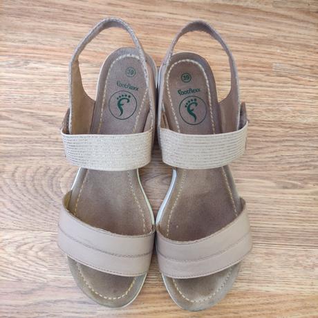 Kožené sandále footflex, 39