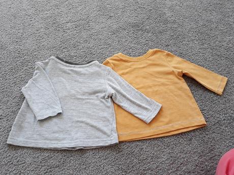 2 tričká s dlhým rukávom, veľ. 68, george,68