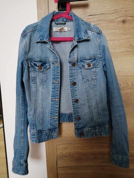 Rifľová bunda, h&m,36